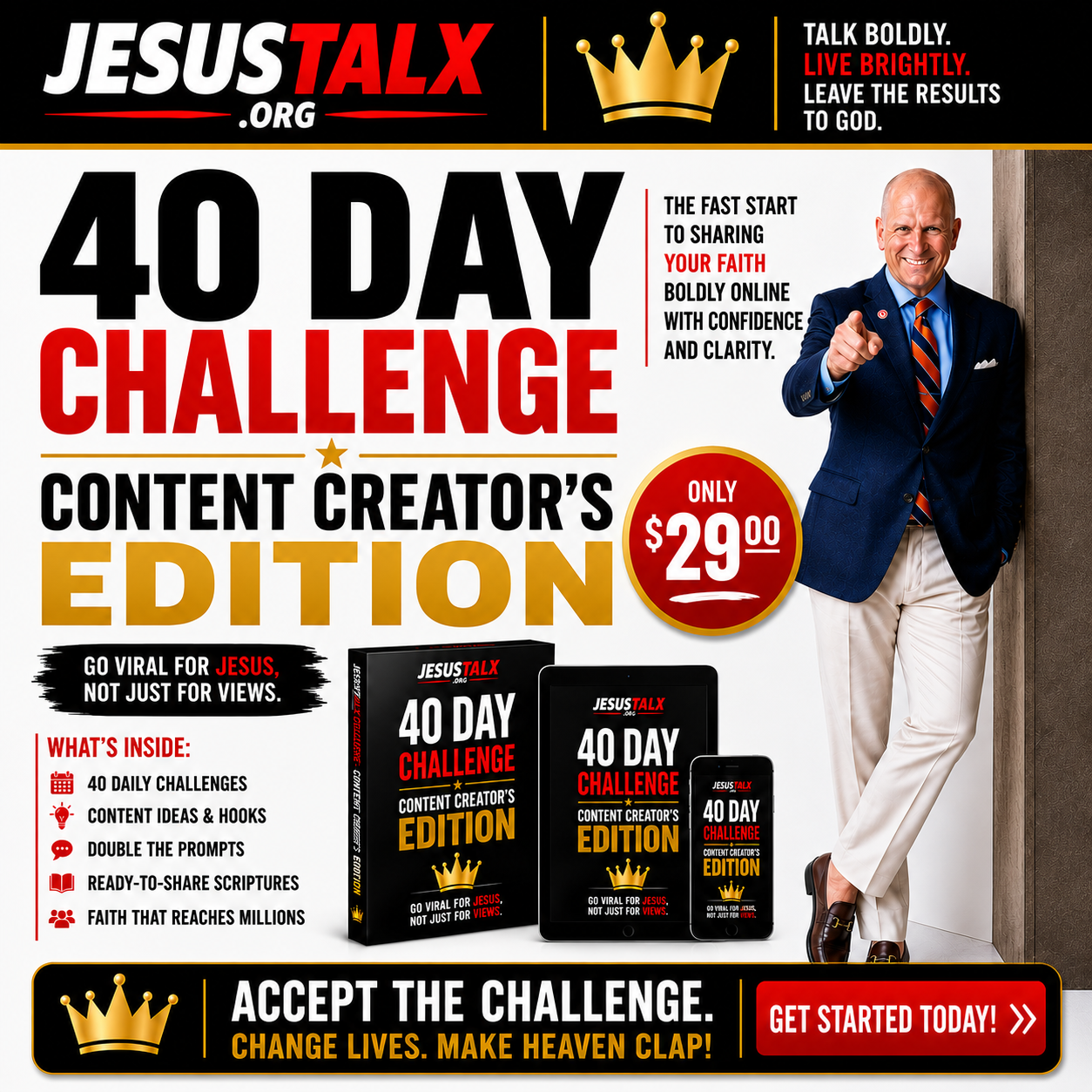 Bright and Salty 40 Day Challenge - Content Creator's Edition